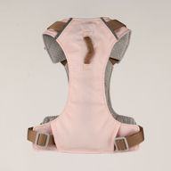 PAW - S (4-8Kg) Dog Step-in Guardian Harness with Reflective Mesh - Soft Pink - Rose Quartz Charm