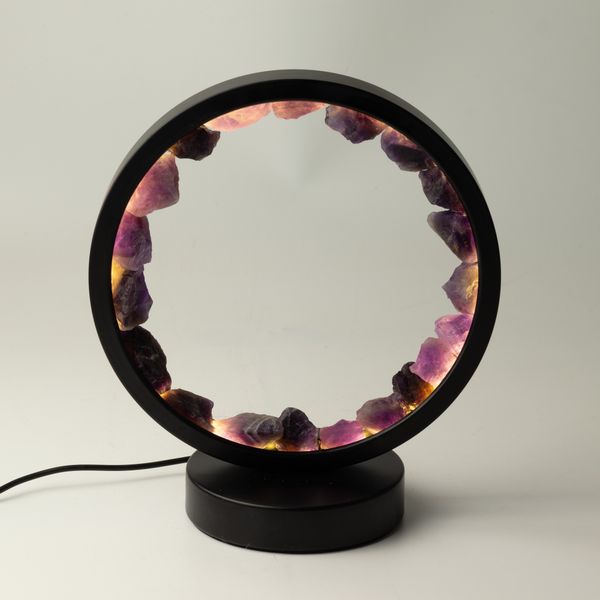 Gemstone Halo Lamp - Zen Spirit  - Amethyst