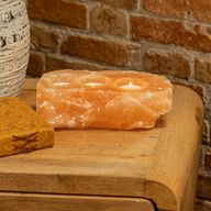 Natural Salt Candle Holder - 3 holes