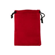 Quality Velvet Pouch - Red 10x12cm