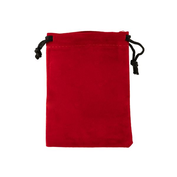 Quality Velvet Pouch - Red 10x12cm