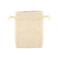 Quality Velvet Pouch - Ivory 10x12cm