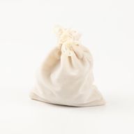 Quality Velvet Pouch - Ivory 10x12cm