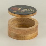 Round Enamelled Box - Cosmic Babe