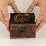 Small Enamelled Box - Compass of Life