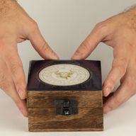 Small Enamelled Box - Taurus