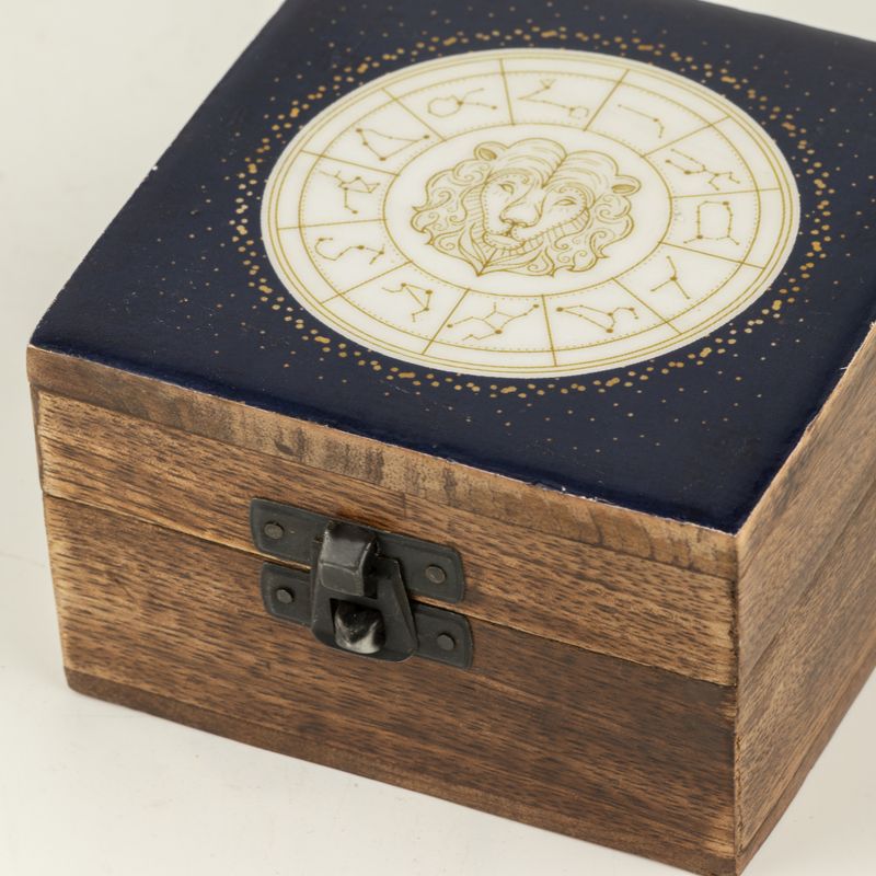 Small Enamelled Box - Leo