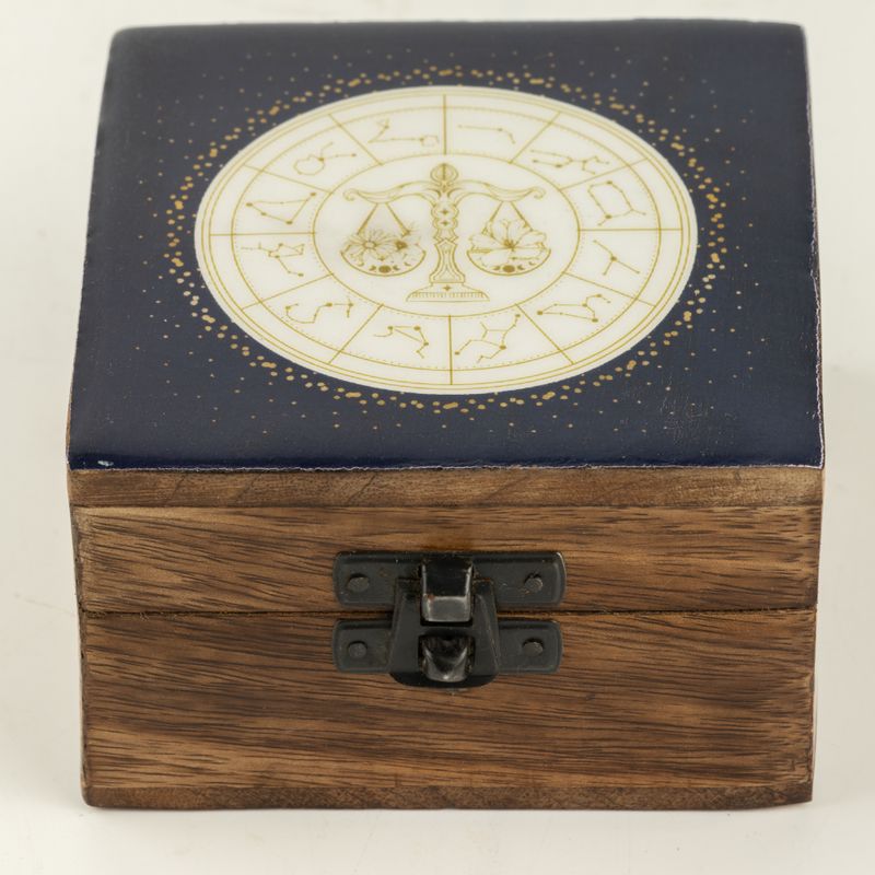Small Enamelled Box - Libra