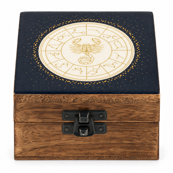 Small Enamelled Box -  Scorpio