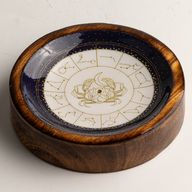 Stars Sign Mini Bowl & Incense Stick Holder - Cancer