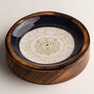 Stars Sign Mini Bowl & Incense Stick Holder - Leo