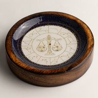 Stars Sign Mini Bowl & Incense Stick Holder - Libra