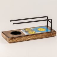 Large Sage Stick Heater Enamelled - The Moon