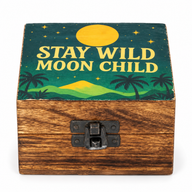Small Enamelled Box - Stay Wild Moon Child