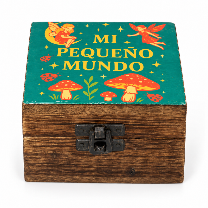 Small Enamelled Box - Mi Pequeno Mundo
