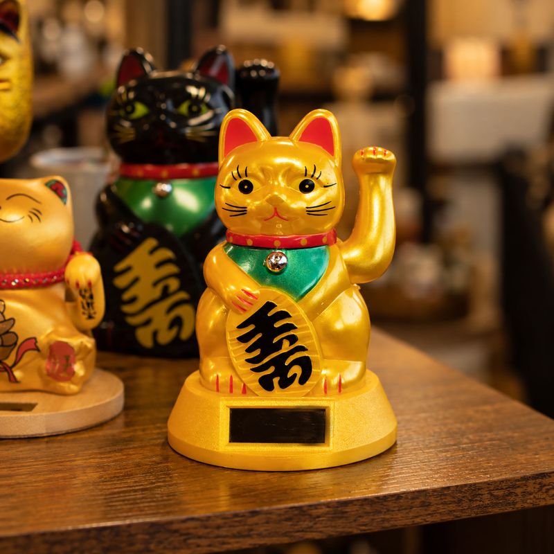 Solar Powered Money Cat