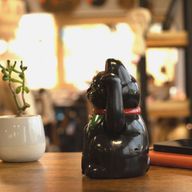 Black Money Cat - 15cm