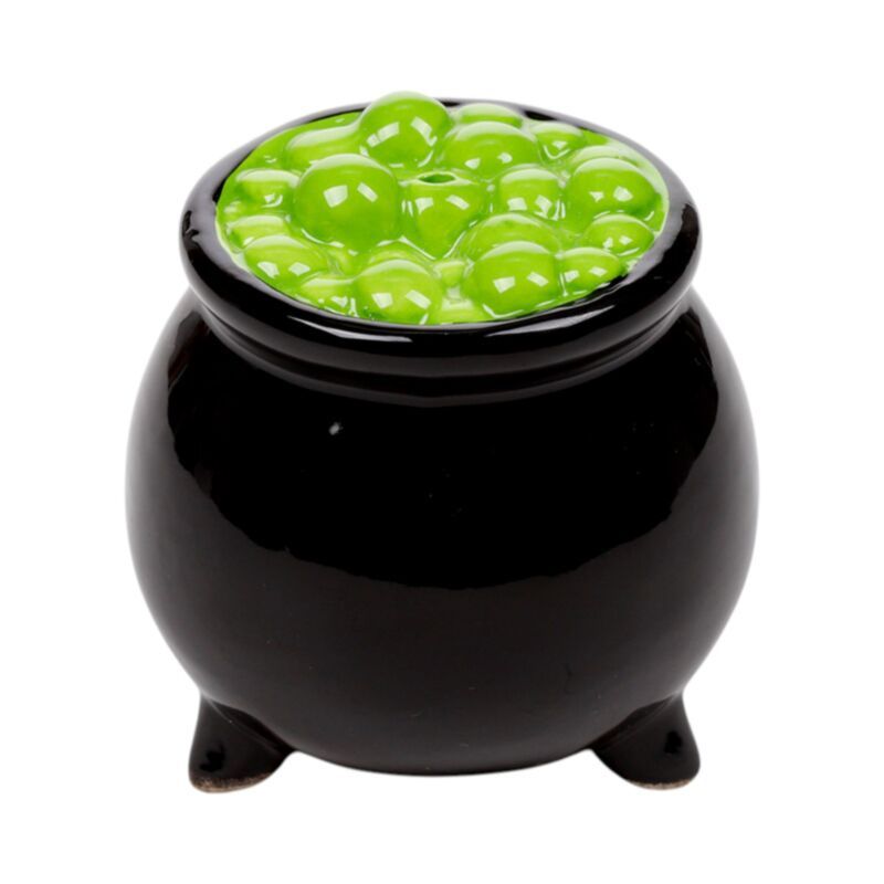 Spooky Witches Hat & Cauldron Ceramic Salt & Pepper Set