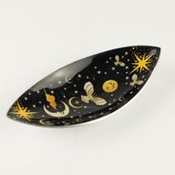 Enamel Incense Bowl - Aluminum - Enchanted Night Owl