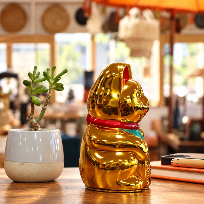 Very Gold Money Cat - 15cm