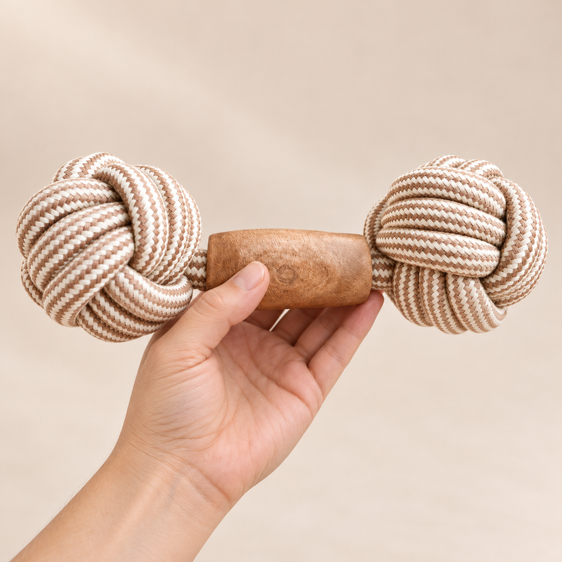 PAW Toys - Coffee Wood Chew - Double Trouble Tug
