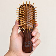PAW Grooming Tools - Mini Brush & Massage - Bamboo Pins