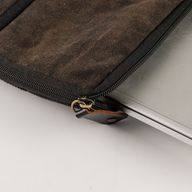 Stonewash  Large Laptop Pouch - Charcoal