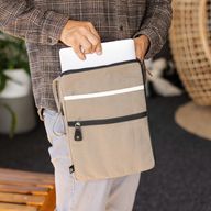 Canvas Travel Laptop Pouch - Olive