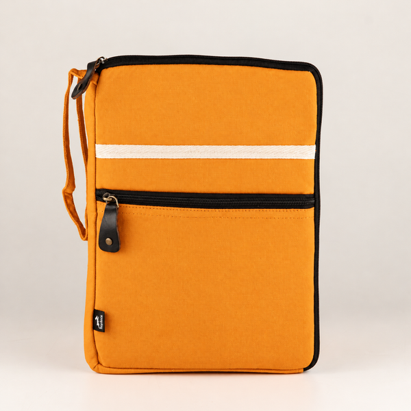 Canvas Tablet Pouch - Orange