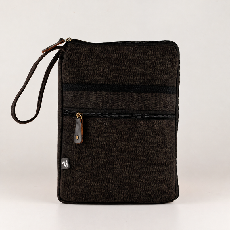 Stonewash Tablet Pouch - Charcoal
