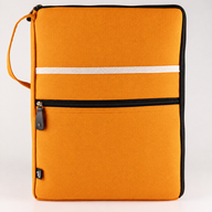 Canvas Large Laptop Pouch - Orange