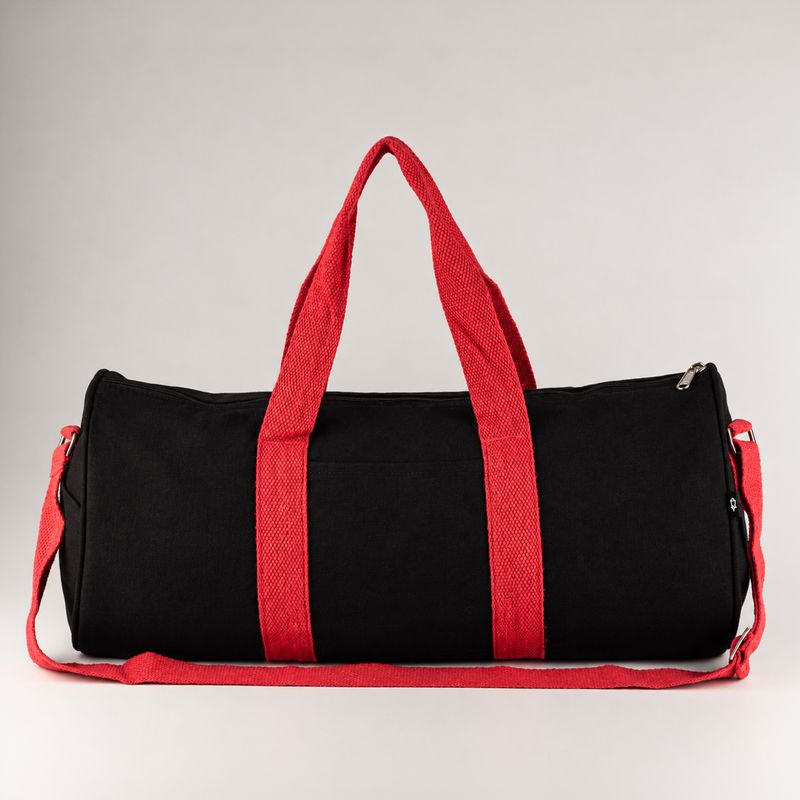 Don't Quit Gym Bag - Black - Cherry Pink Handle