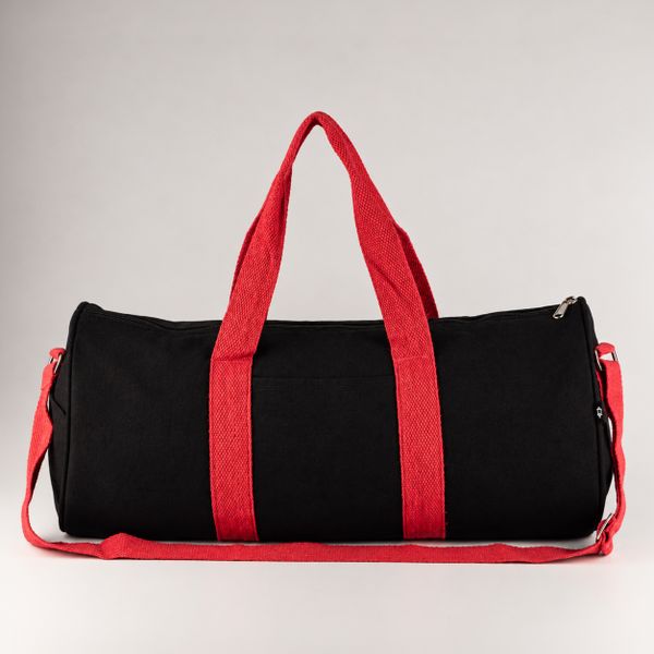Don't Quit Gym Bag - Black - Cherry Pink Handle
