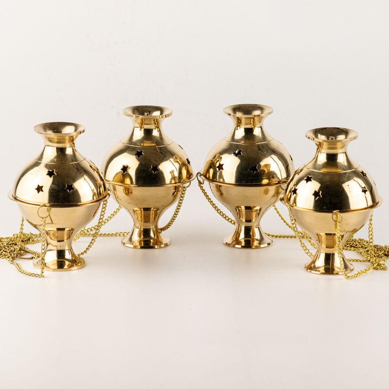 Hanging Brass Incense Burner