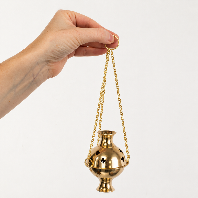Hanging Brass Incense Burner