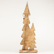 Lost in the Forest - Large - Twin Enamelled Trees - (45x15x2.5cm)