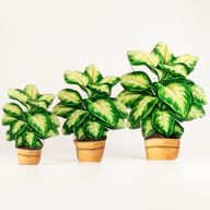 Wooden House Plants - Medium Jungle Plant