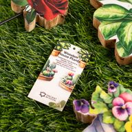 Wooden House Plants - Medium Single Rose