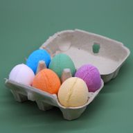 6 Bath Eggs in a Tray - Mango