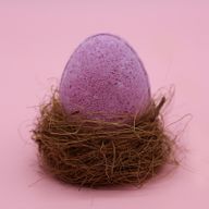 6 Bath Eggs in a Tray - Cherry