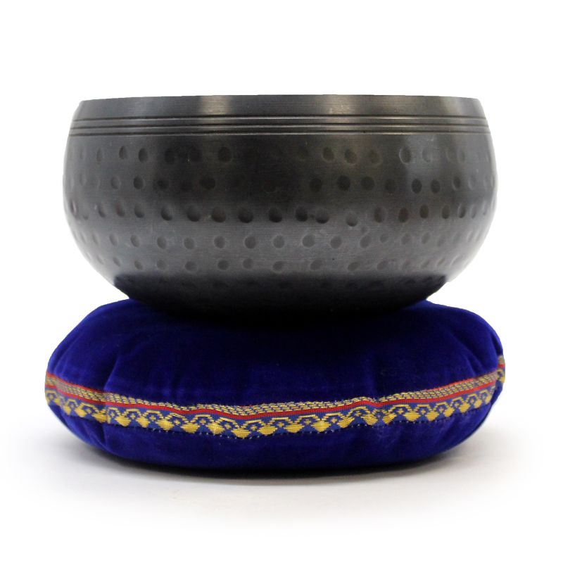 Singing Bowl Velvet Cushion - 16cm