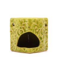 Classic Small Square Floral Oil Burners (aast)