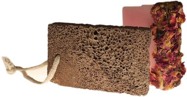 Volcanic Foot Stone -Square Soap Shape