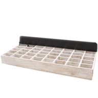 Wooden Compartment Tray – 40 Sections