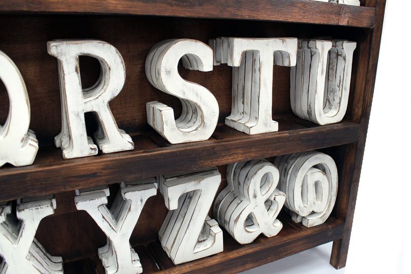 Shabby Chic Letters Starter Pack