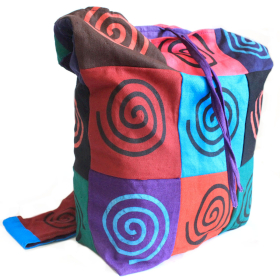 Cotton Patch Sling Bags - Spiral