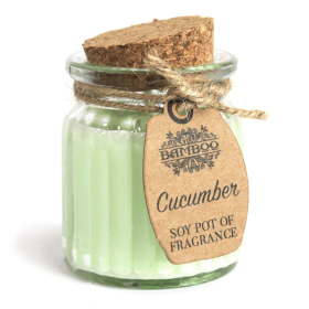 2x Cucumber Soy Pot of Fragrance Candles