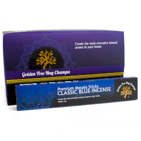Golden Tree Nag Champa Incense - Classic Blue