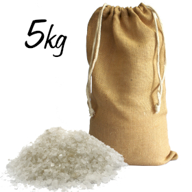 White Himalayan Bath Salts 3-5mm - 5kg Sack