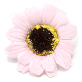 10x Craft Soap Flowers - Sml Sunflower - Pink